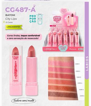 Batom lips (cor -A ) /24pcs City Girls