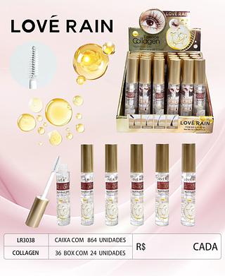 Mascara de Cilios com Collagen c/24pcs (LR-3038) LOVE RAIN