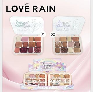 Paleta Sombra Glitter c/12pcs Love Rain