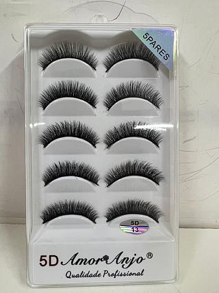 Cilios postiços Amoreanjo 5pares/ DZ (5A-13)