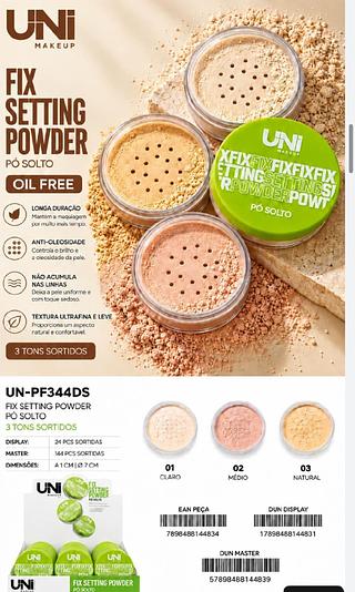 Po Solto Fix Setting powder c/24pcs UNI