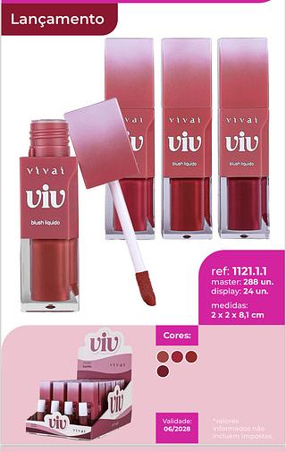 Blush liquido /24pcs VIVAI