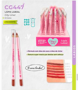 Lapis labial c/48pcs CITY GIRL