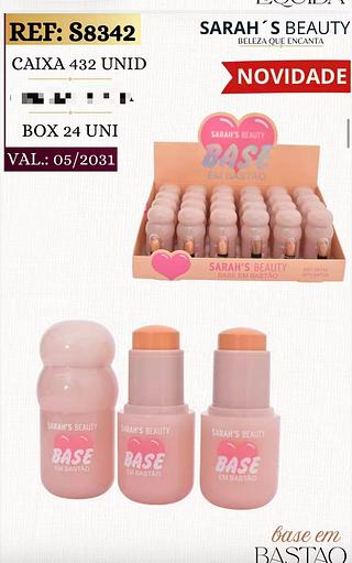 Base em bastao /24pcs SARAHS BEAUTY
