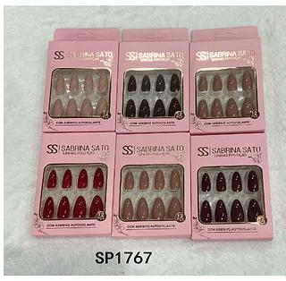 Unha postica em pvc c/12pcs SABRINA SATO