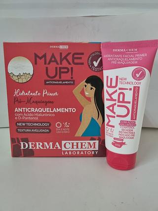 Hidratante Prime Anticraquelamento Pré Maquiagem/12pcs DERMA CHEM
