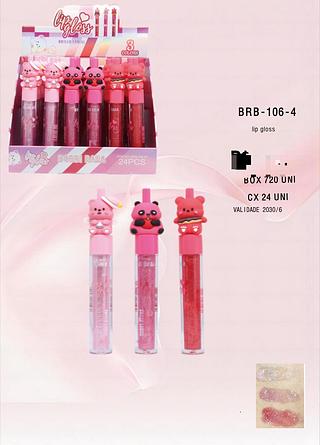 Lip Gloss Ursinhos c/24pçs Bobbi Rara