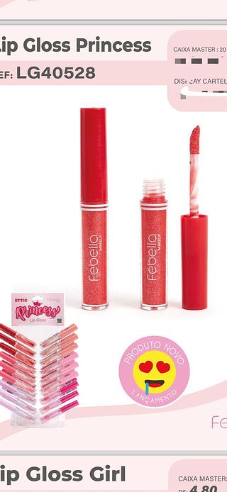 Lip gloss princess c/36pcs FEBELLA