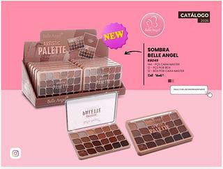 Paleta de sombras c/12pcs BELLE ANGEL