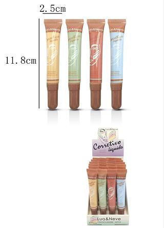 Corretivo liquido colorido c/24pcs LUA NEVE