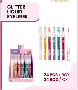 Delineador Liquido Glitter /24pcs D HERMOSA PROMOCAO
