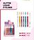 Delineador Liquido Glitter /24pcs D HERMOSA