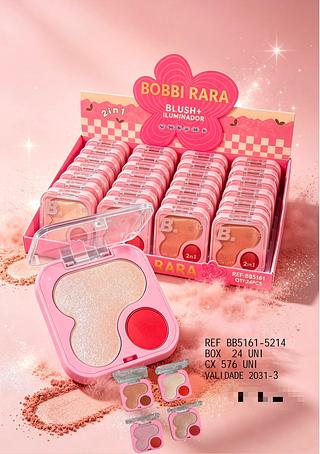 Blush e iluminador /24pcs BOBBI RARA