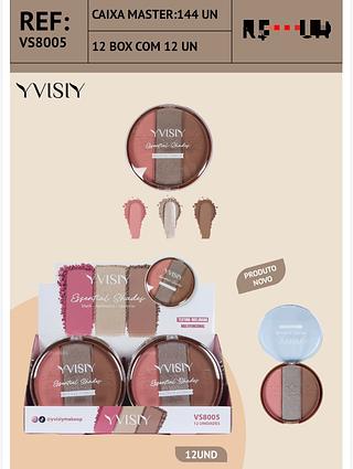 Iluminador Blush Contorno C/12pçs YVISIY