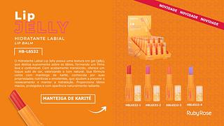 Hidratante Labial lip jelly c/24pcs RUBY ROSE