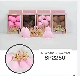 Kit esponja para maquiagem c/12 SABRINA SATO