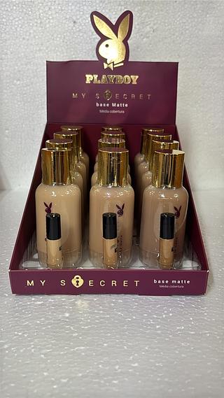 Base matte escuro C/12pcs Play Boy