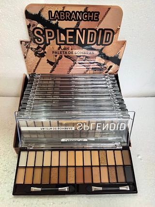 Paleta de sombras Splendid tons nude/ 12pçs (L2139/A) Labranche