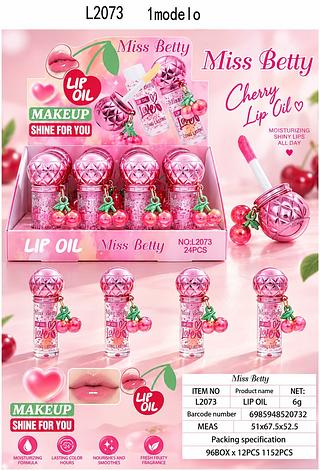 Lip gloss cherry /12pcs Miss betty