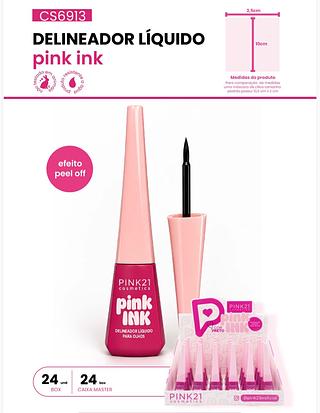 Delineador liquido pink ink C/24pcs Pink 21
