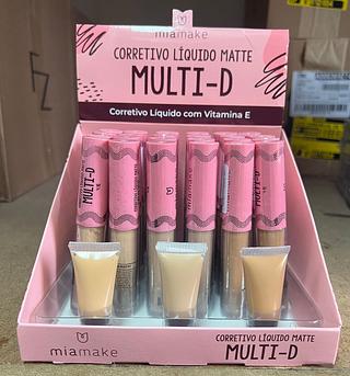 Corretivo Liquido Matte Multi-D c/24pçs Mia Make