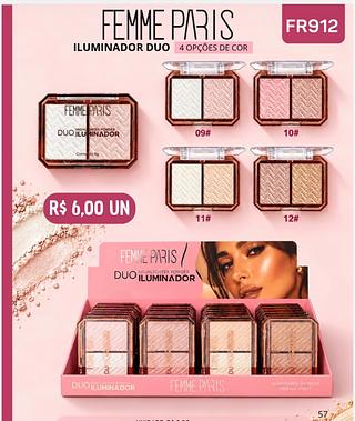 Duo iluminador /24pcs FEMME PARIS