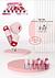 Lip Gloss + Chaveiro de Pom Pom /24pçs Bobbi Rara
