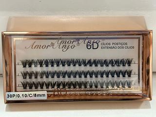 Cilios tufinho (30p/0.10/8mm ) Amor & Anjo /10pçs