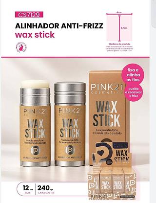 Alunhador anti-Feizz wax stick c/12pcd Pink 21