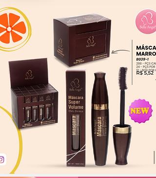 Mascara super volume marrom /24pcs Belle angel