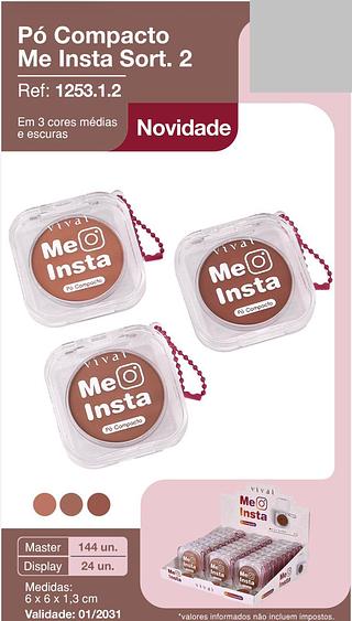 Po compacto me insta sort 2 /24pcs VIVAI