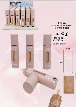 Base matte de bomba aprova d agua /24pcs BOBBI RARA