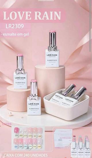 Esmalte em gel C/12pcs LOVE RAIN