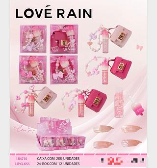 Lip gloss c/12pcs LOVE RAIN