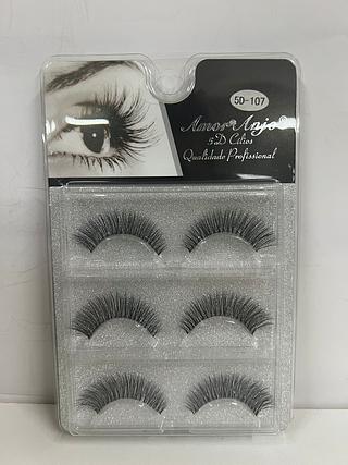 Cilios postiços Amoreanjo 3pares/ DZ (3D-107)
