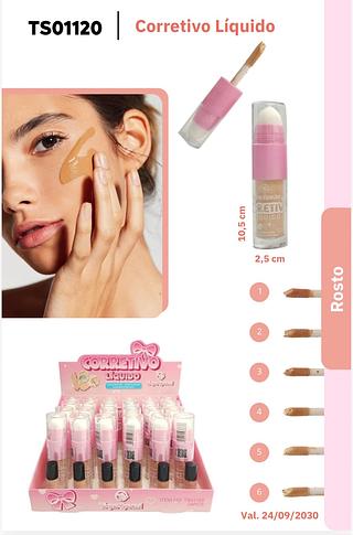 Corretivo liquido c/24pcs Toque Especial