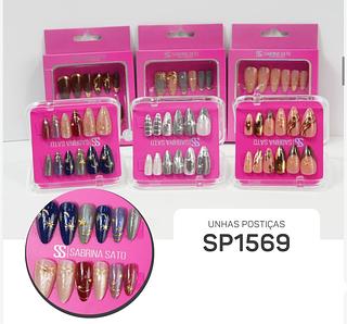 Unha postica em pvc c/12pcs SABRINA SATO