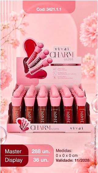 Charm gloss c/36pcs VIVAI