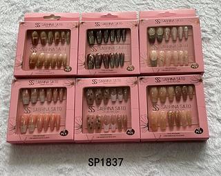 Unha postica em pvc c/12pcs SABRINA SATO