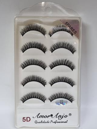 Cilios postiços Amor Anjo C/5pares 5A-03