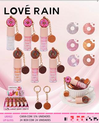 Lip gloss /24pcs LOVE RAIN