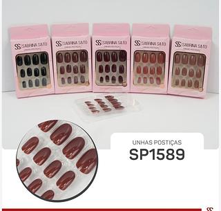 Unha postica em pvc c/12pcs SABRINA SATO