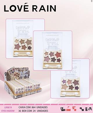 Sombras c/24pcs LOVE RAIN