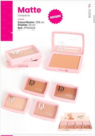 Po compacto matte fino /24pcs FEBELLA
