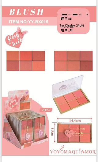 Blush /24pcs YOYO MAQUIAMOR