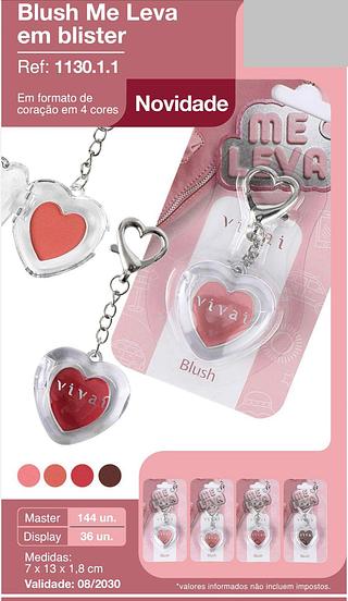 Blush me leva em blister /36pcs Vivai