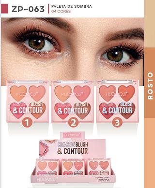 Paleta de Sombra c/24pçs HudaMoji