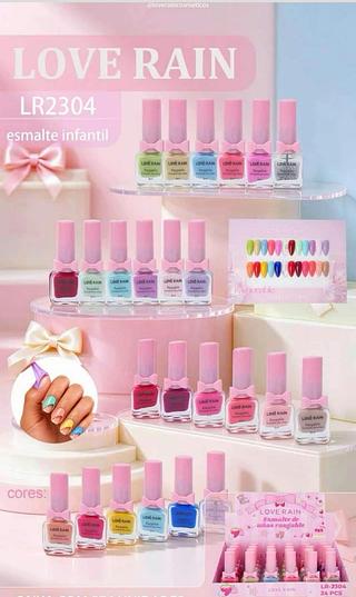 Esmalte Rasgable C24pcs LOVE RAIN