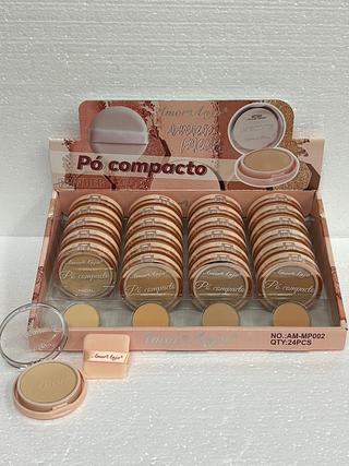 Po Compacto com Esponja c/24pcs (AM-MP002) AMOR ANJO