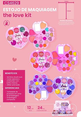Estojo de maquiagemthe love kit C/12PCS (CS4629) PINK 21